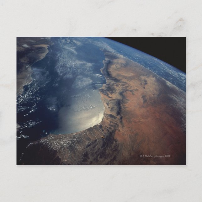 Over Gulf of Aden and Somalia Postcard (Front)