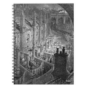 Over London By Rail Gustave Dore 1870 Notebook