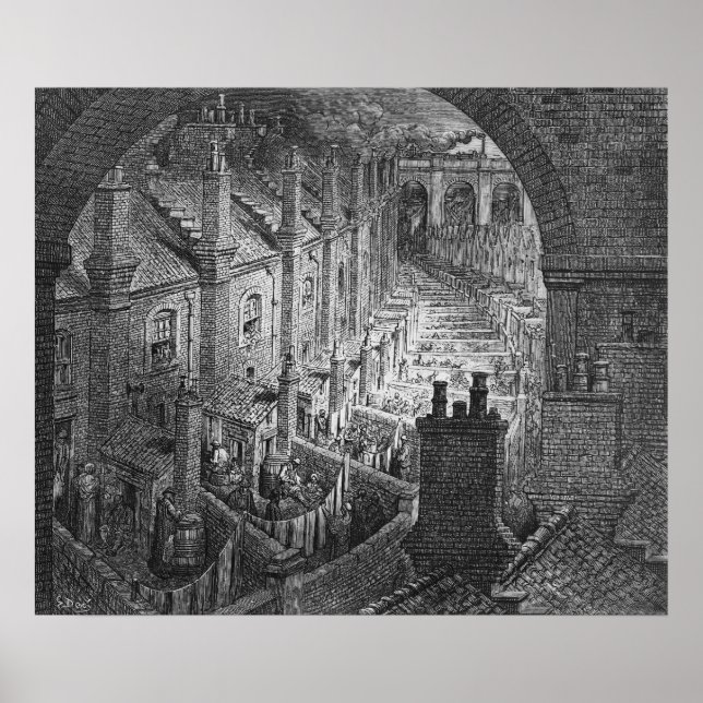 Over London - By Rail Poster (Front)