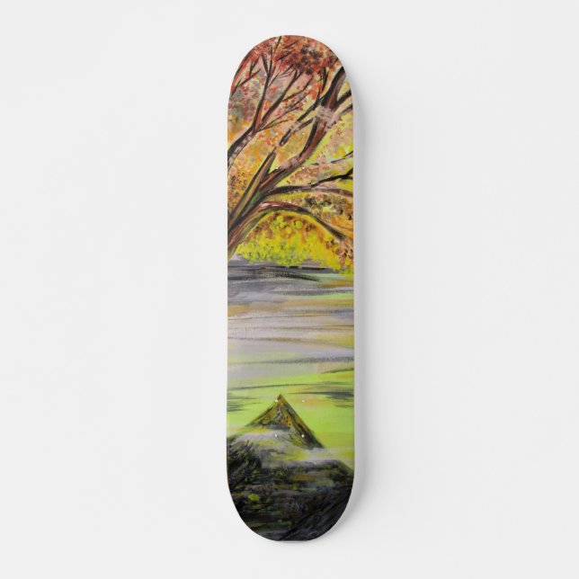 Over Looking Tree Skateboard (Front)