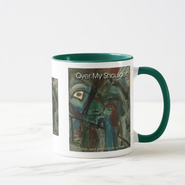 over my shoulder  mug (Right)