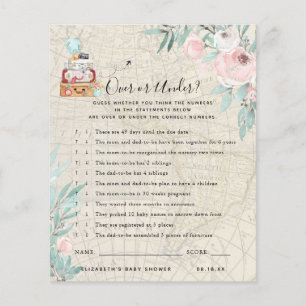 Over or Under   Baby Shower Game