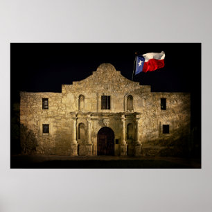 OVER OUR ALAMO ... THE LONE STAR STILL WAVES POSTER