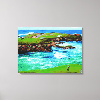 Over The Breakers At 16th on Canvas