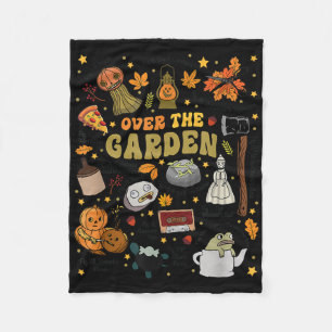 Over The Halloween Garden Wall Pumpkin Fall Thanks Fleece Blanket