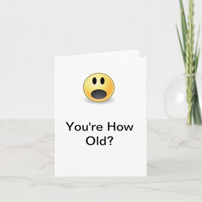 Over The Hill Birthday Card (Front)