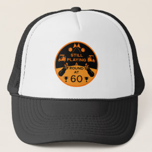 Over The Hill Birthday Golfer Trucker Hat