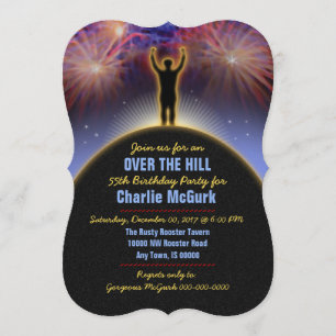 Over The Hill Birthday Party Invitation