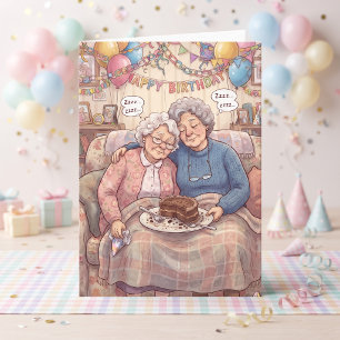 Over the Hill Friend's Birthday Humour Card