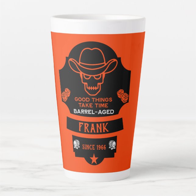 Over The Hill Getting Old Latte Mug (Front)