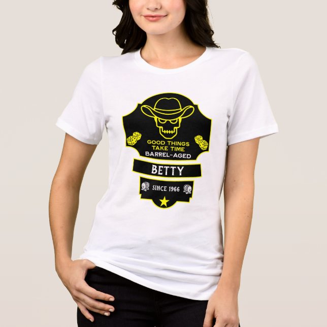 Over The Hill Getting Old Tri-Blend Shirt (Front)
