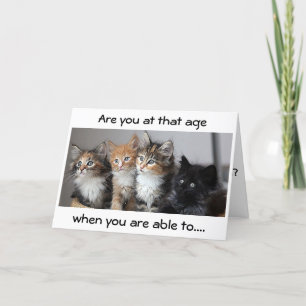 OVER THE HILL *MEMORY HUMOR* BIRTHDAY CARD