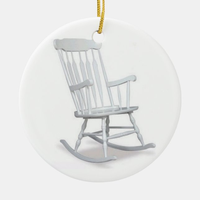 OVER THE HILL OR ROCKING CHAIR ORNAMENT (Front)