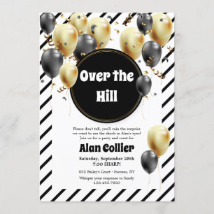 Over the Hill Surprise Party Invitation