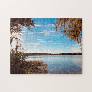 Over the Lake Jigsaw Puzzle