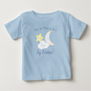Over the Moon and Stars Baby Shower T-Shirt