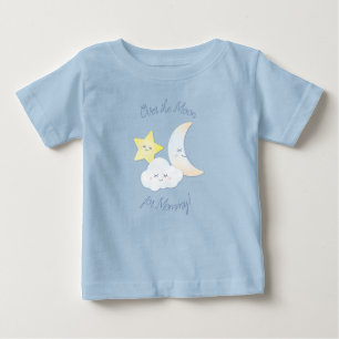 Over the Moon and Stars Baby T-Shirt