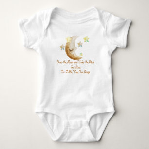 Over the Moon and Under the Stars  Baby Bodysuit