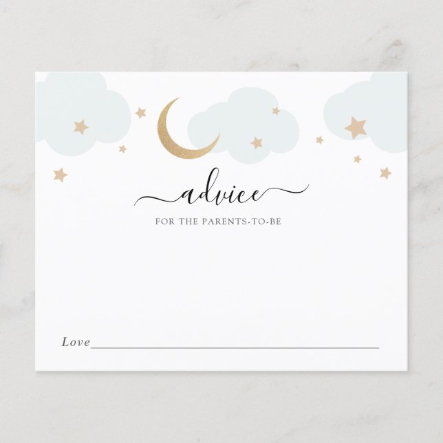 Over the Moon Baby Advice for the Parents-to-Be (Front)