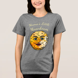 Over the Moon Baby Shower Celebration Tri-Blend Shirt