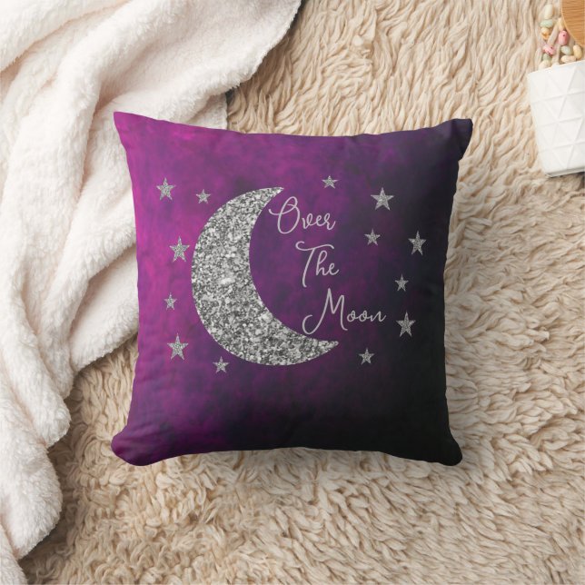 Over The Moon Baby Shower Cushion (Blanket)