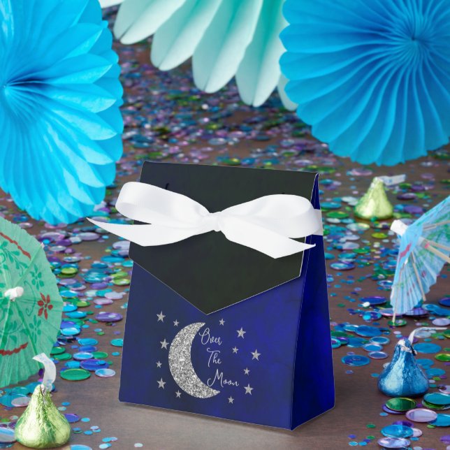 Over The Moon Baby Shower Favour Box (Party)