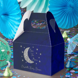 Over The Moon Baby Shower Favour Box