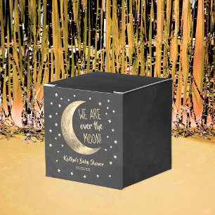 Over The Moon Baby Shower Favour Box
