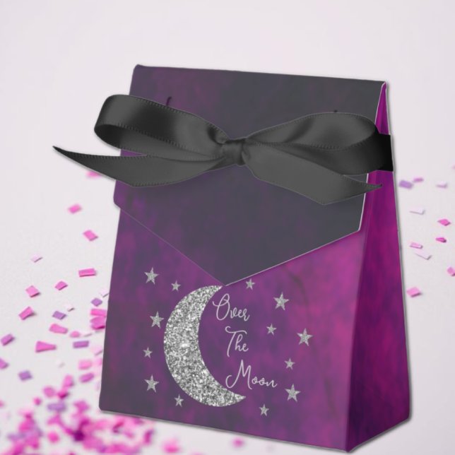 Over The Moon Baby Shower Favour Box (Creator Uploaded)