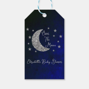 Over The Moon Baby Shower Gift Tags