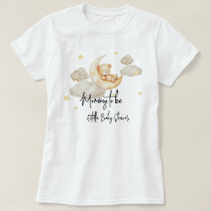 Over The Moon Baby Shower Mummy To Be T-Shirt