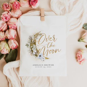 Over the Moon Boho Gold Dust & Clouds Favour Bags