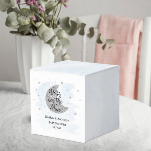 Over The Moon   Boys Baby Shower Favour Box