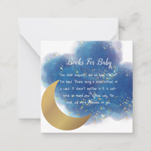 Over the Moon Diaper Raffle Card