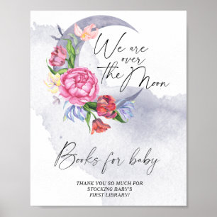 Over the Moon Flowers Books for baby Poster
