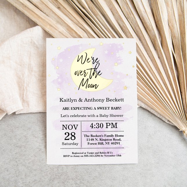 Over The Moon | Gender Neutral Baby Shower Real (Creator Uploaded)