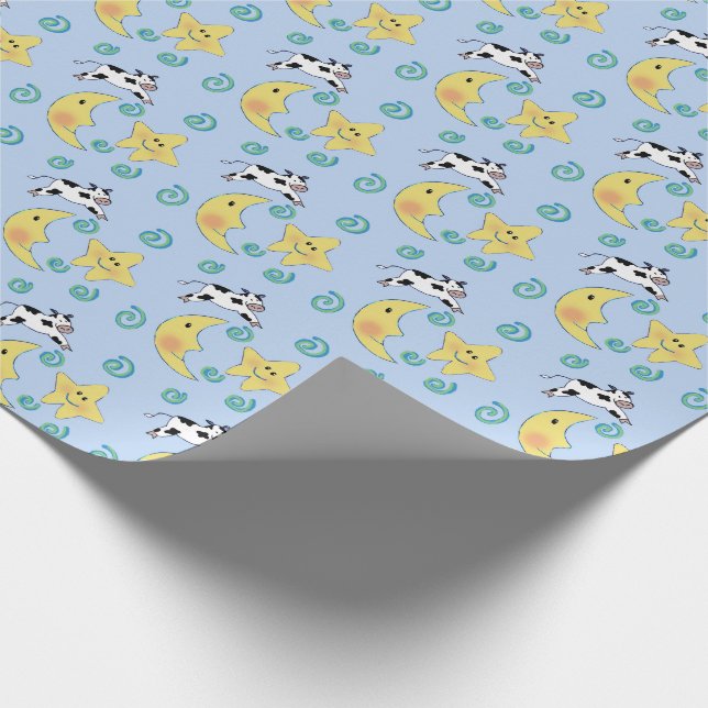 "Over the Moon" Gift Wrap (Corner)