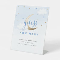 Over the Moon Guess How Many Candies Sign