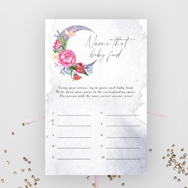 Over the Moon Name that baby food baby game (Creator Uploaded)