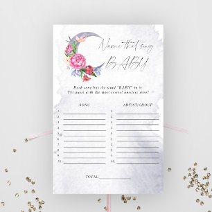 Over the Moon Name that song baby shower game