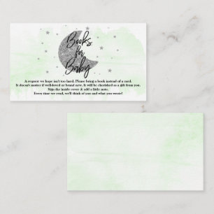 Over The Moon Neutral Baby Shower Books For Baby Enclosure Card