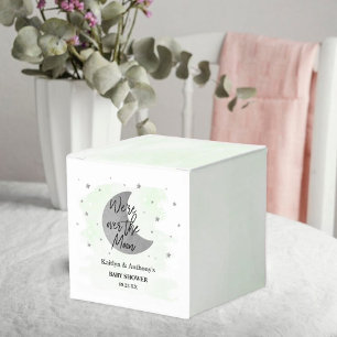 Over The Moon   Neutral Baby Shower Favour Box