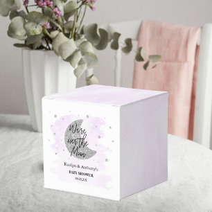 Over The Moon   Neutral Baby Shower Favour Box
