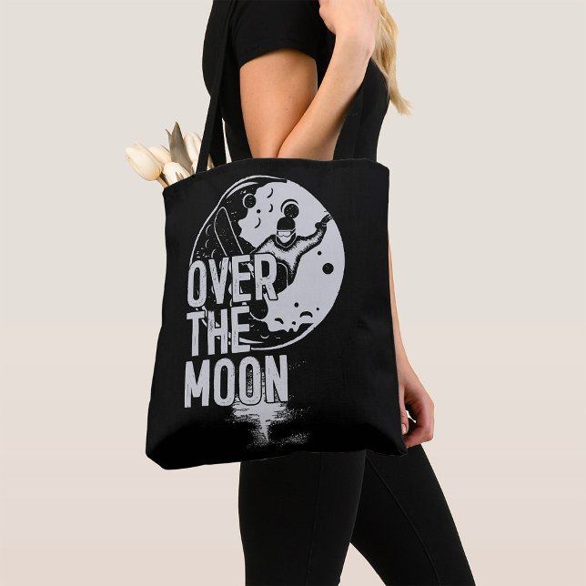 Over The Moon Tote Bag (Creator Uploaded)