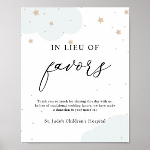 Over the Moon Twinkle Star In Lieu of Favours  Poster