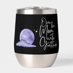 Over The Moon With Gratitude Tumbler
