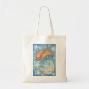 Over the Moon 'Your Name tote bag