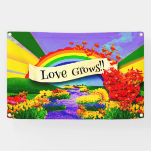 OVER THE RAINBOW BANNER