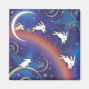 OVER THE RAINBOW BRIDGE MAGNET