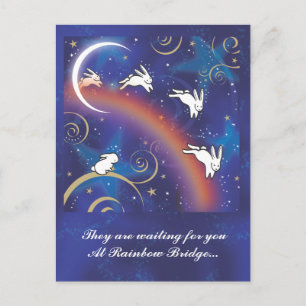 OVER THE RAINBOW BRIDGE POSTCARD